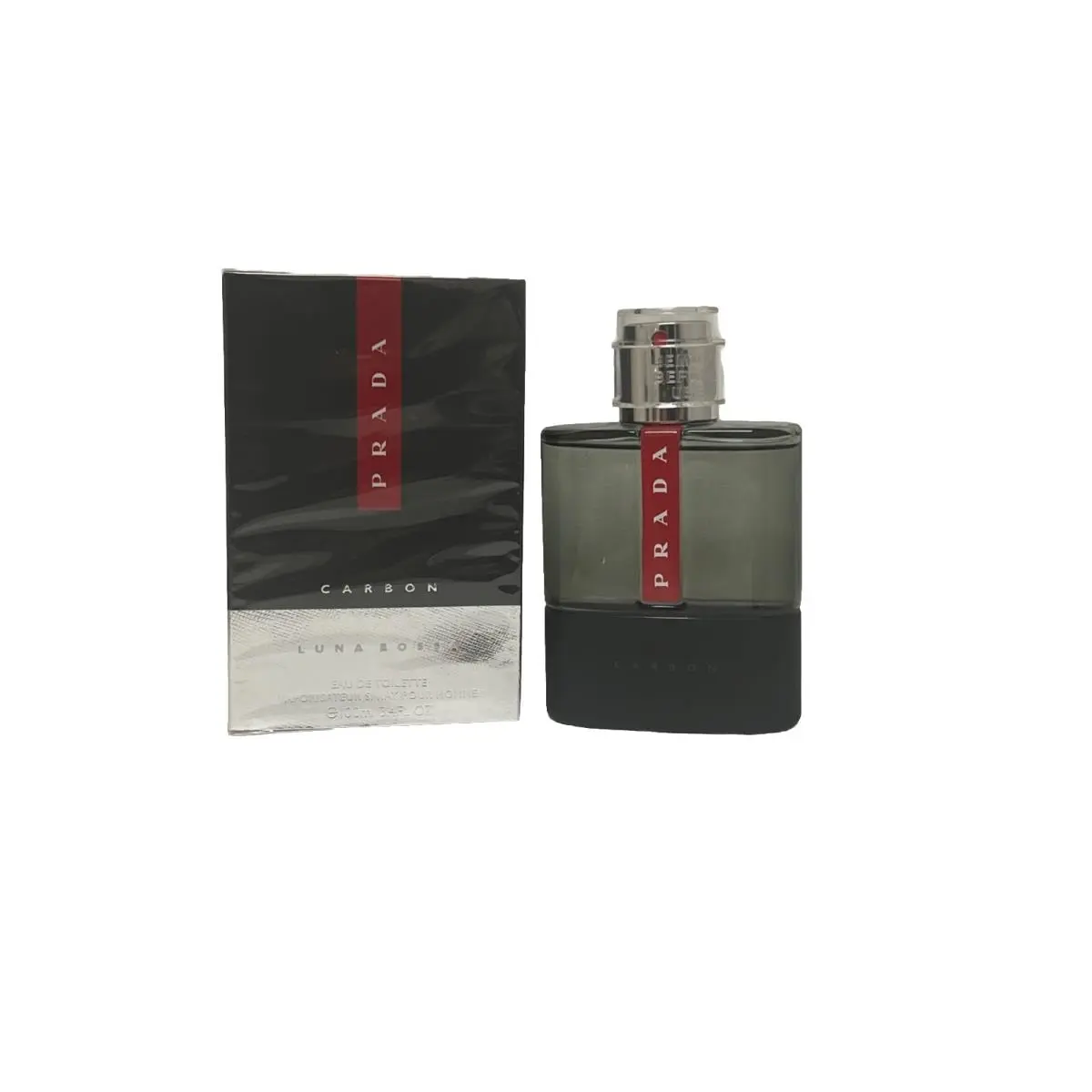 Prada Luna Rossa Carbon 100ml 3.4 oz Eau De Toilette Spray For Men