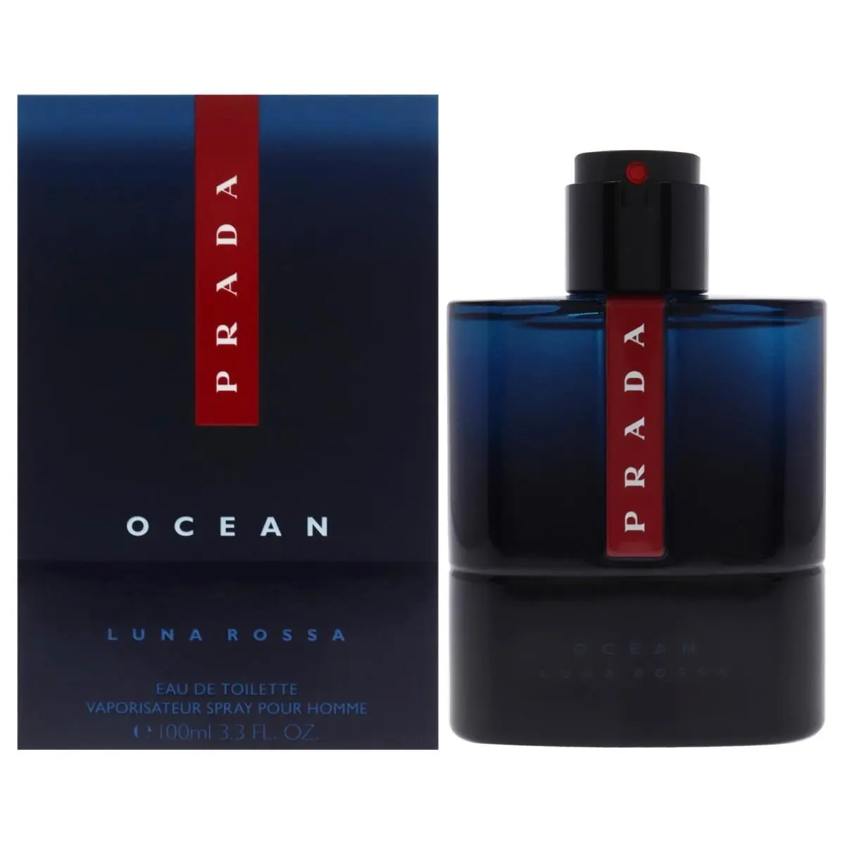 Eau de Toilette Spray For Men 3.4 Oz Ocean Prada Luna Rossa Ounce