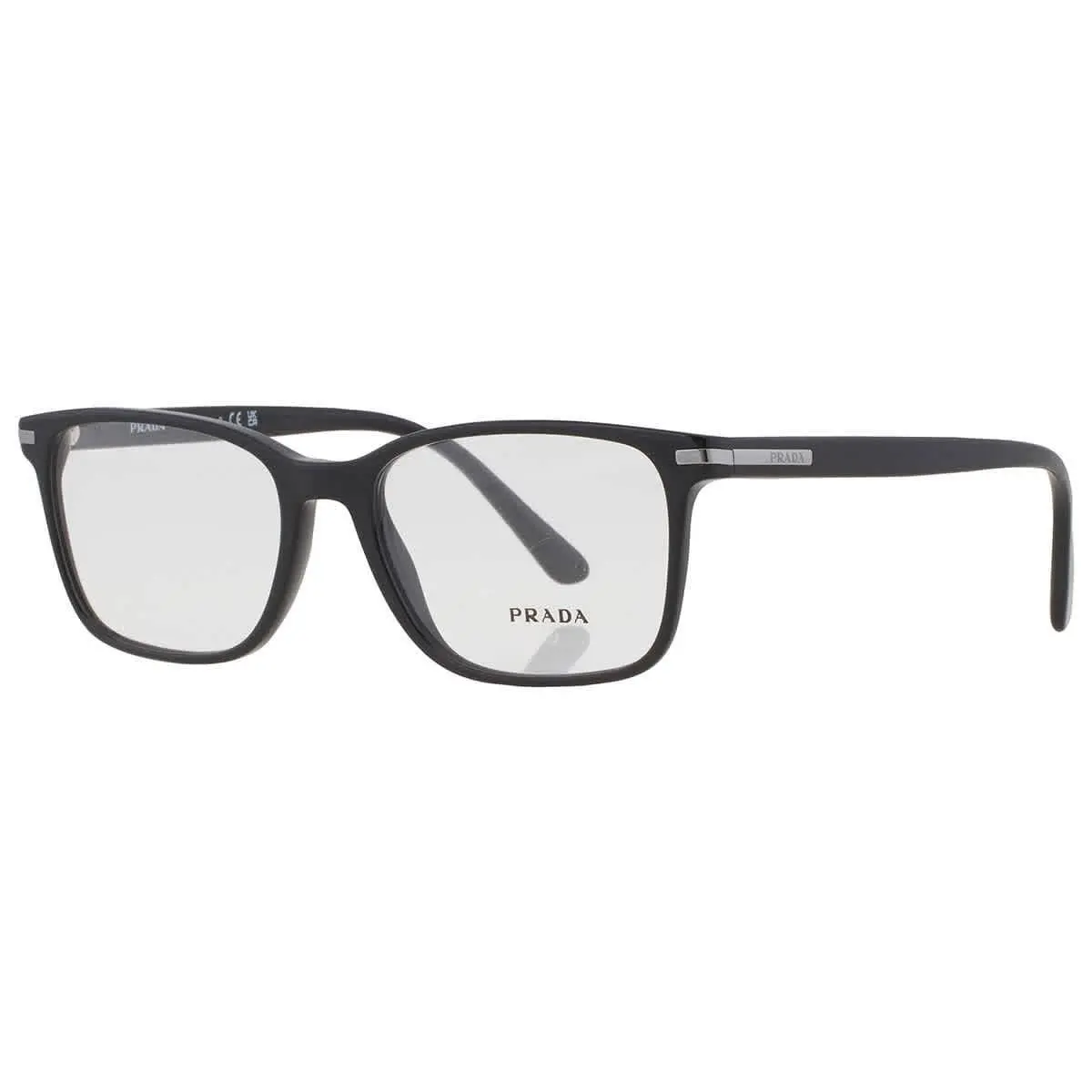 Prada Demo Rectangular Men`s Eyeglasses PR 14WV 1AB1O1 56 PR 14WV 1AB1O1 56