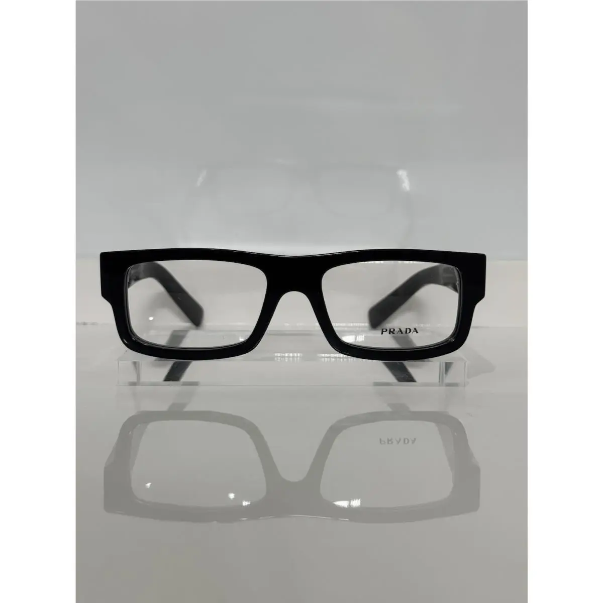 Prada VprD06 16K-1O1 Bold Black Acetate Unisex Eyeglasses 53mm