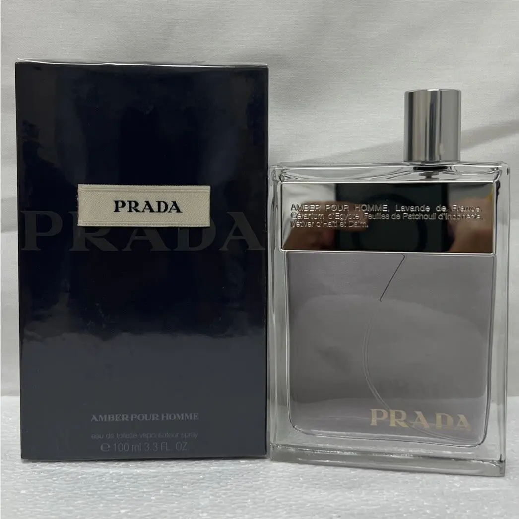 Prada Amber Pour Homme 100ml 3.3 Oz Eau de Toilette Spray For Men