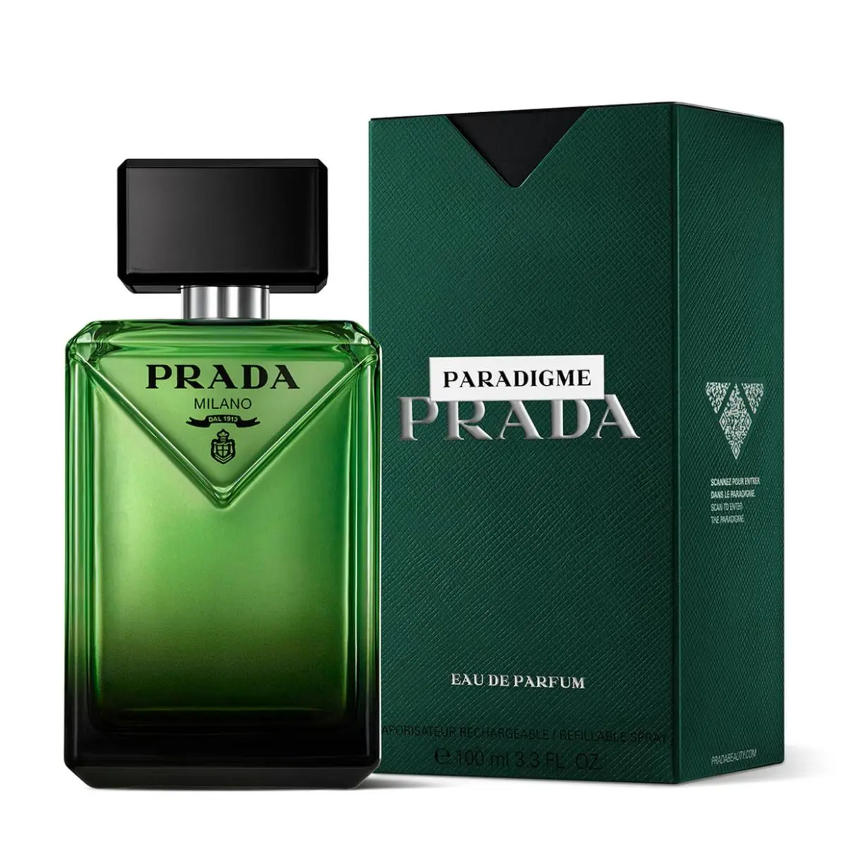 Prada Paradigme 3.3 Oz / 100mL Eau de Parfum Men Box