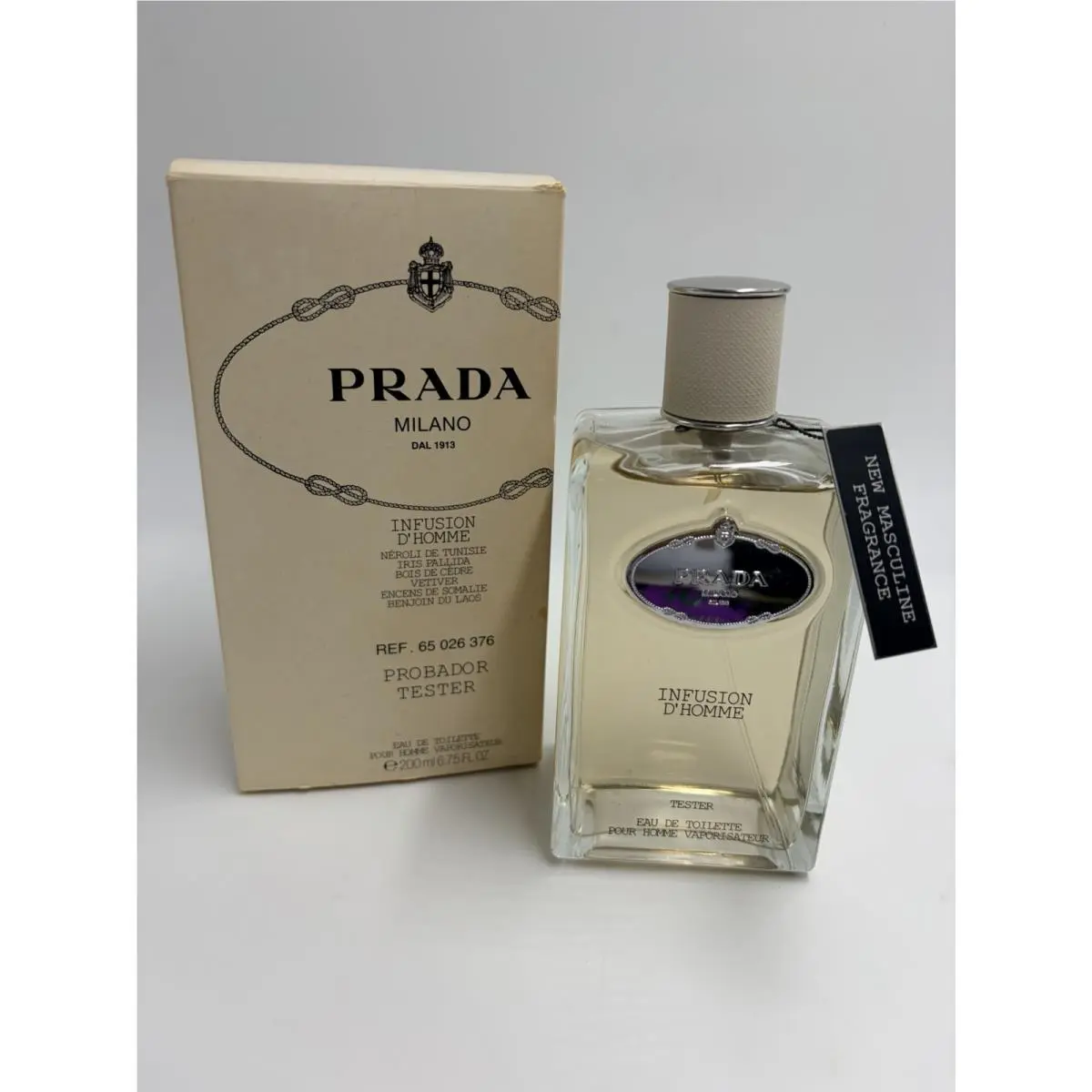 Prada Infusion D`homme Eau De Toilette 200ml 6.75 fl oz Tester
