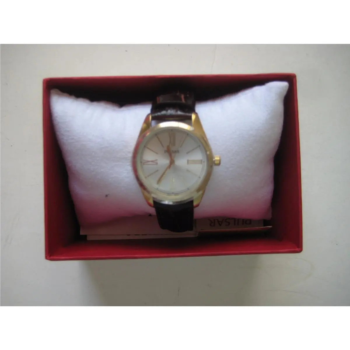 Cal. PC 21 Dprno Leather Men`s Watch by Pulsar