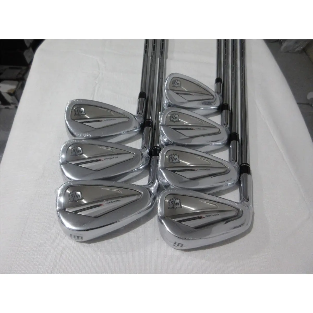 Left-handed Wilson Staff Dynapwr Forged Iron Set - 5-GW - Stiff Flex Steel