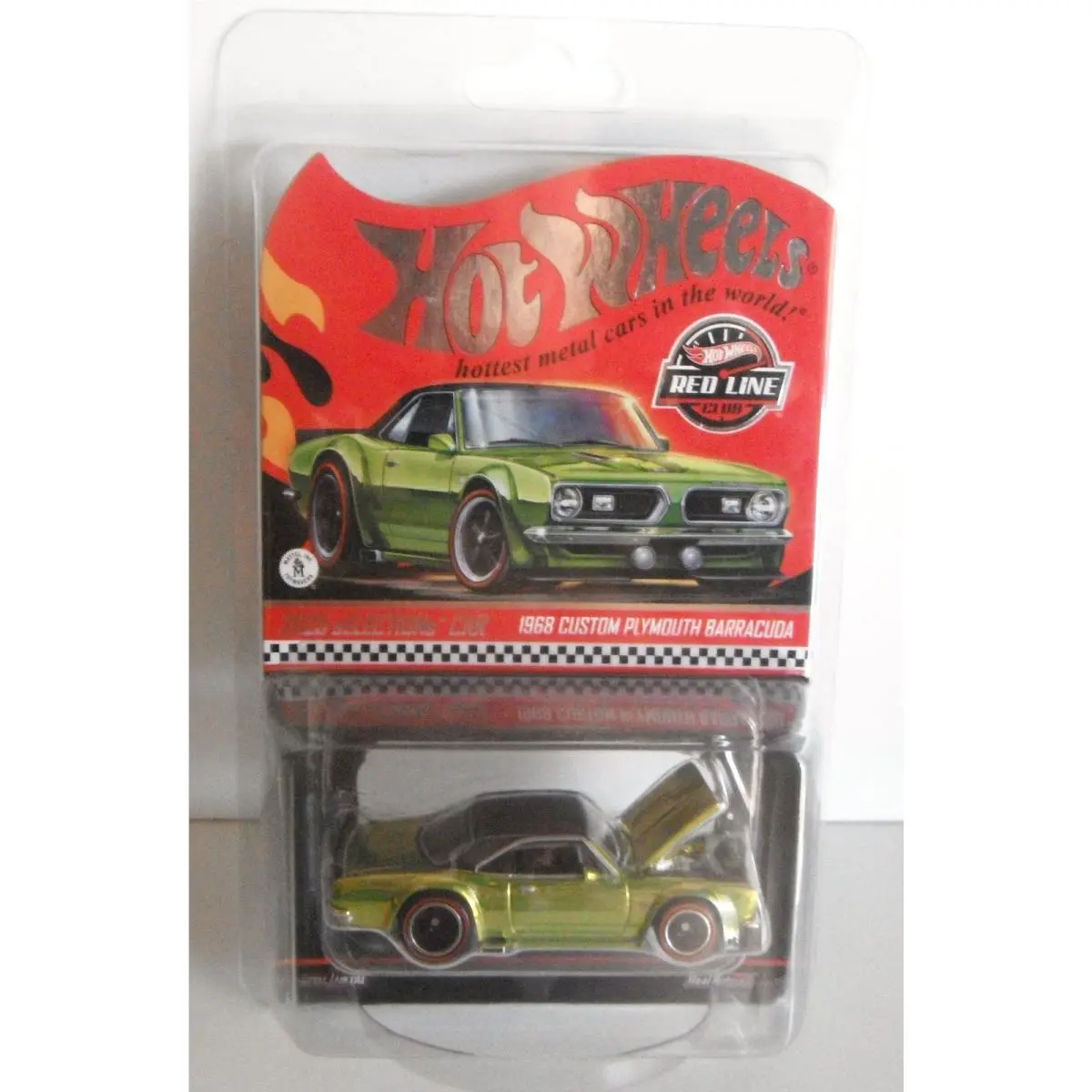 Hot Wheels Red Line 1/64 Scale 1968 Custom Plymouth Barracuda