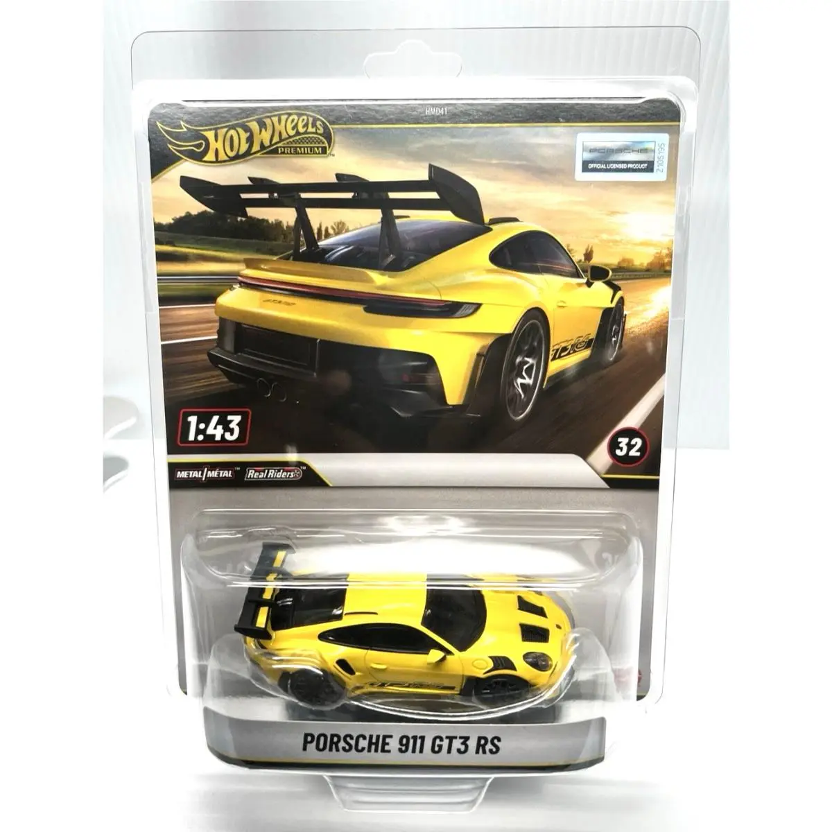 Hot Wheels Premium HMD41-K 32-Porsche GT3 RS 1:43 Die-cast