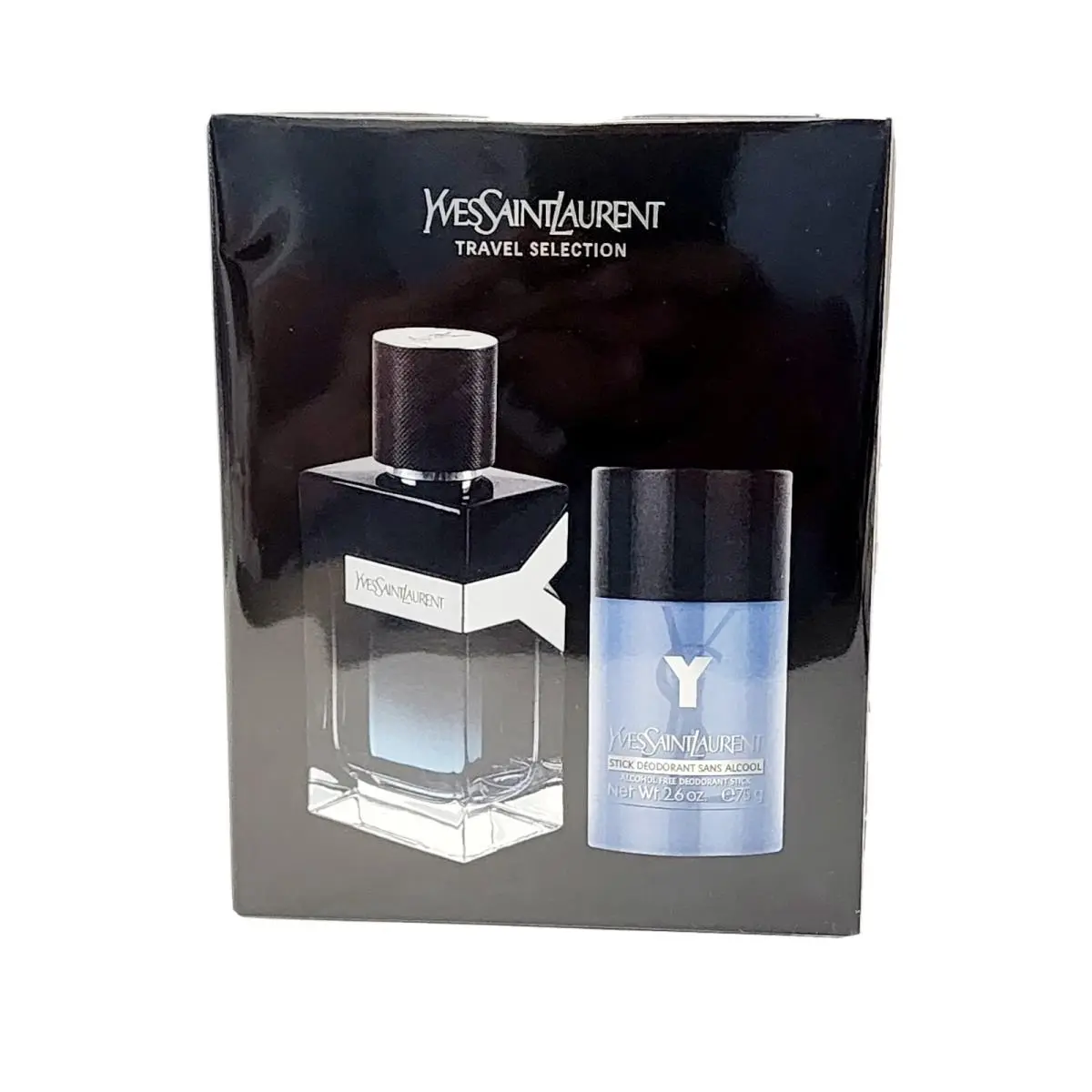 Y 2 Pcs 3.4oz Edp + 2.5oz Deodorant Stick . Men by Yves Saint Laurent