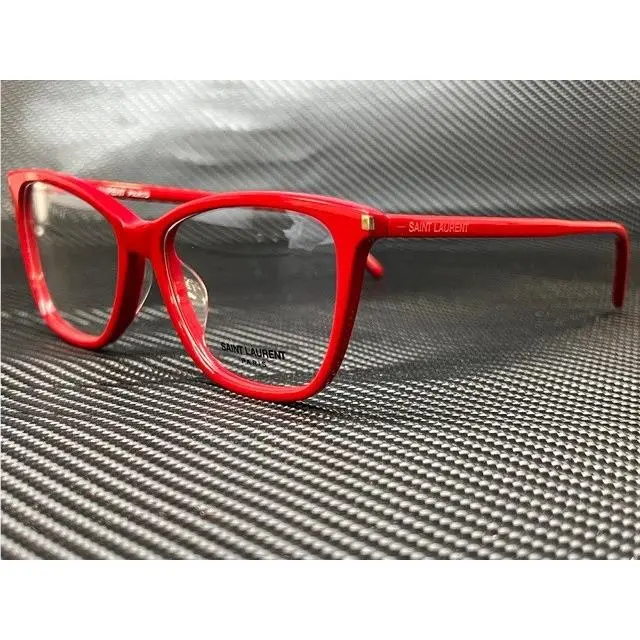 Saint Laurent SL 259/F 003 Red Unisex Eyeglasses Frame 53 mm