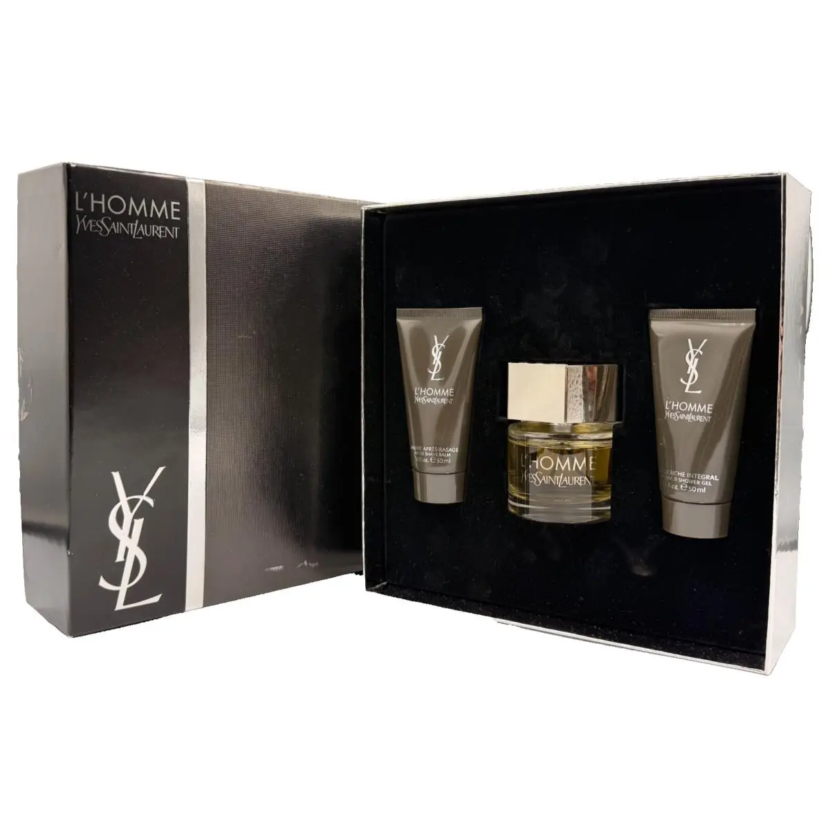 L`homme Ysl 3PC Set For Men Edt 2.0FL.oz+S/Gel 1.6 Fl.oz+asb 1.6 by Yves Saint Laurent