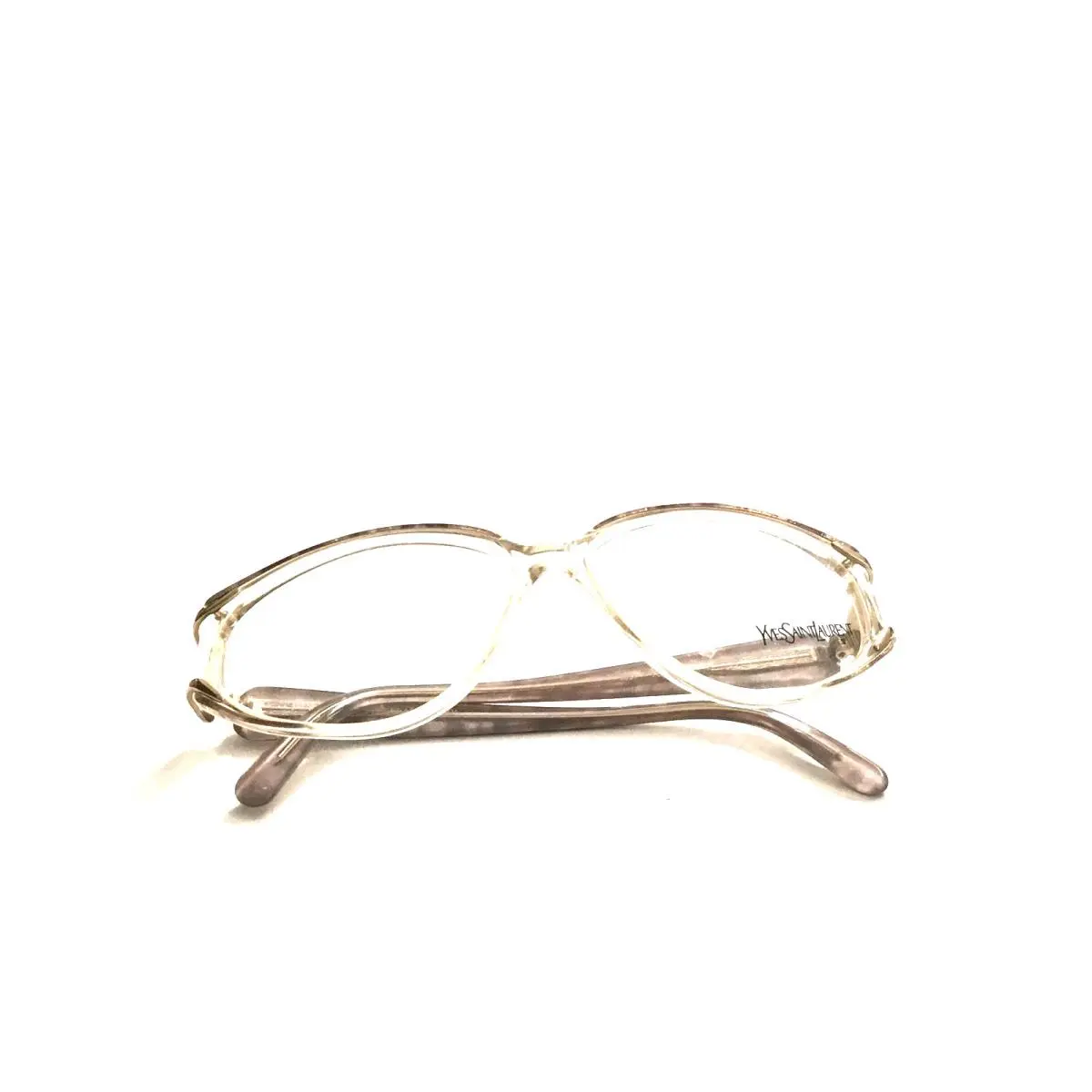 Yves Saint Laurent Eyeglasses Ysl 5031 Light Beige Y654 Size 57mm Optical Frame - Frame: Light Beige
