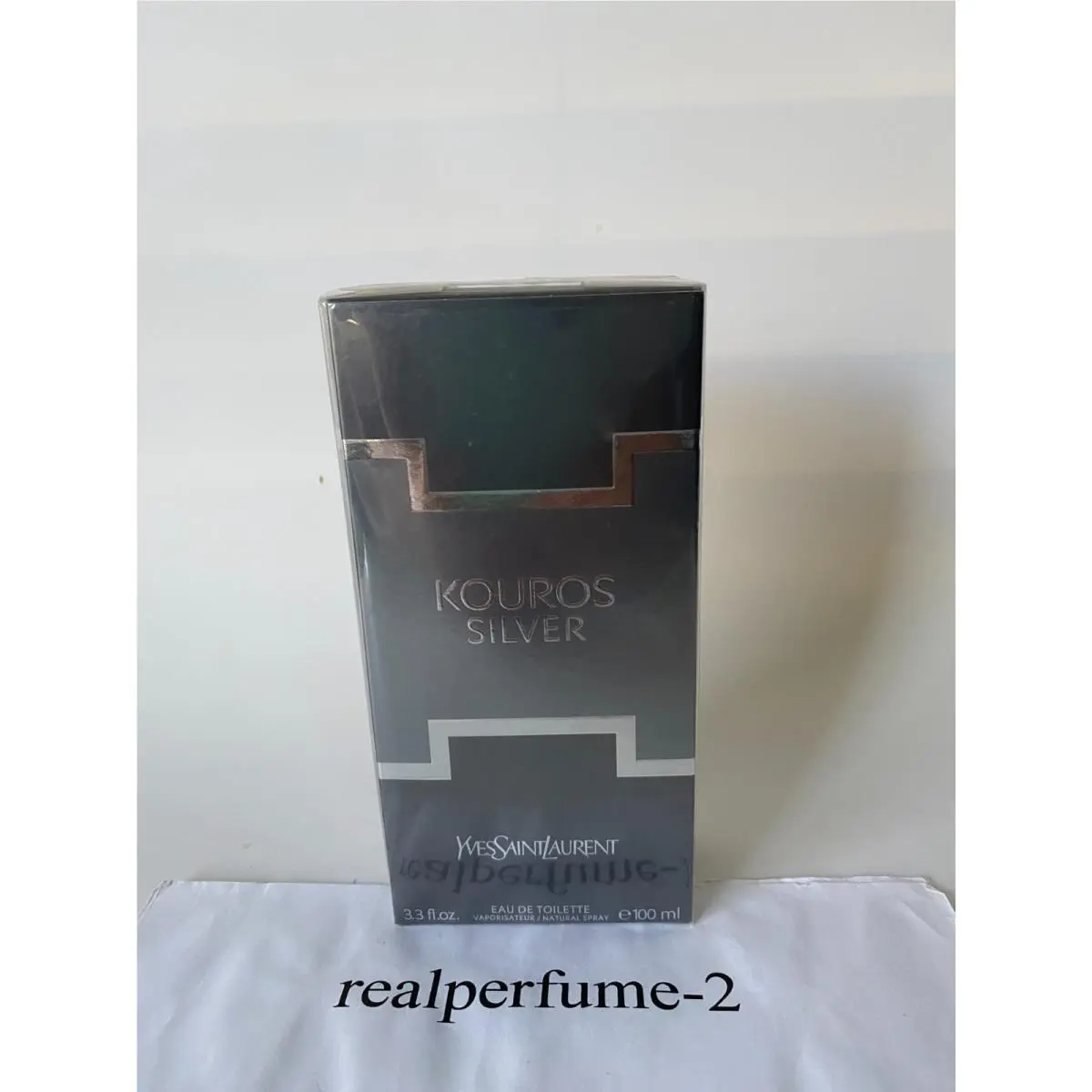 Kouros Silver by Yves Saint Laurent Edt Spray For Men 3.3 Oz. Sealed. Real