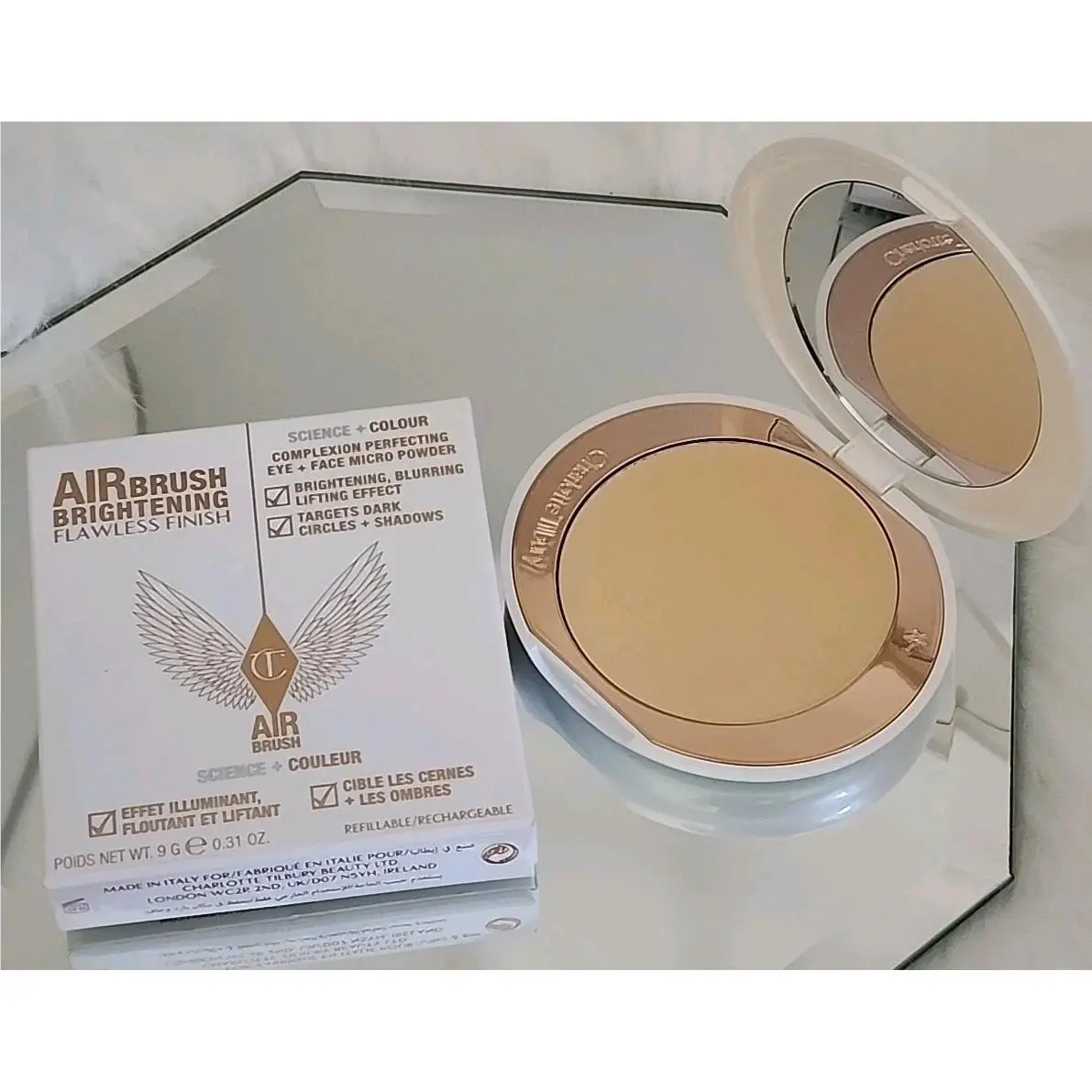 Airbrush Brightening Flawless Finish Tan-deep by Charlotte Tilbury