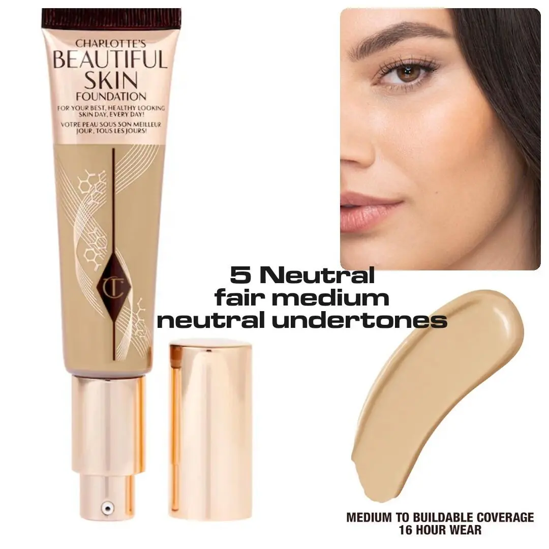 Beautiful Skin Foundation 30ML 5 Neutral by Charlotte Tilbury