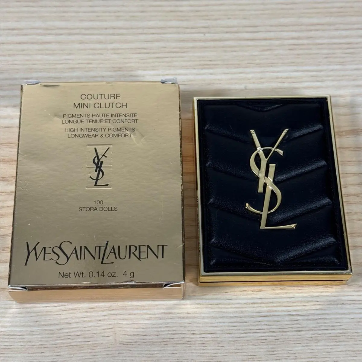 Ysl Yves Saint Laurent Couture Mini Clutch 100 Stora Dolls 0.14 Oz Eyeshadow