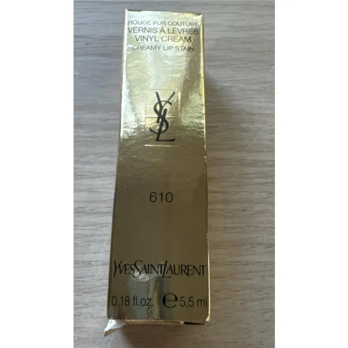 - The Inks Vinyl Cream High Shine Lip Stain - 610 Cham by Yves Saint Laurent