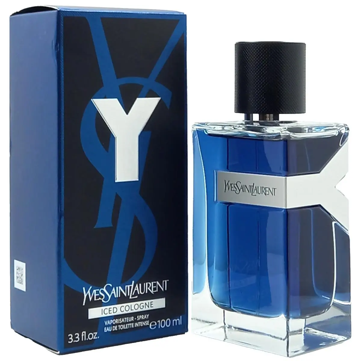 Yves Saint Laurent Y Iced Cologne Edt Intense Spray Men 3.3 Oz / 100 ml