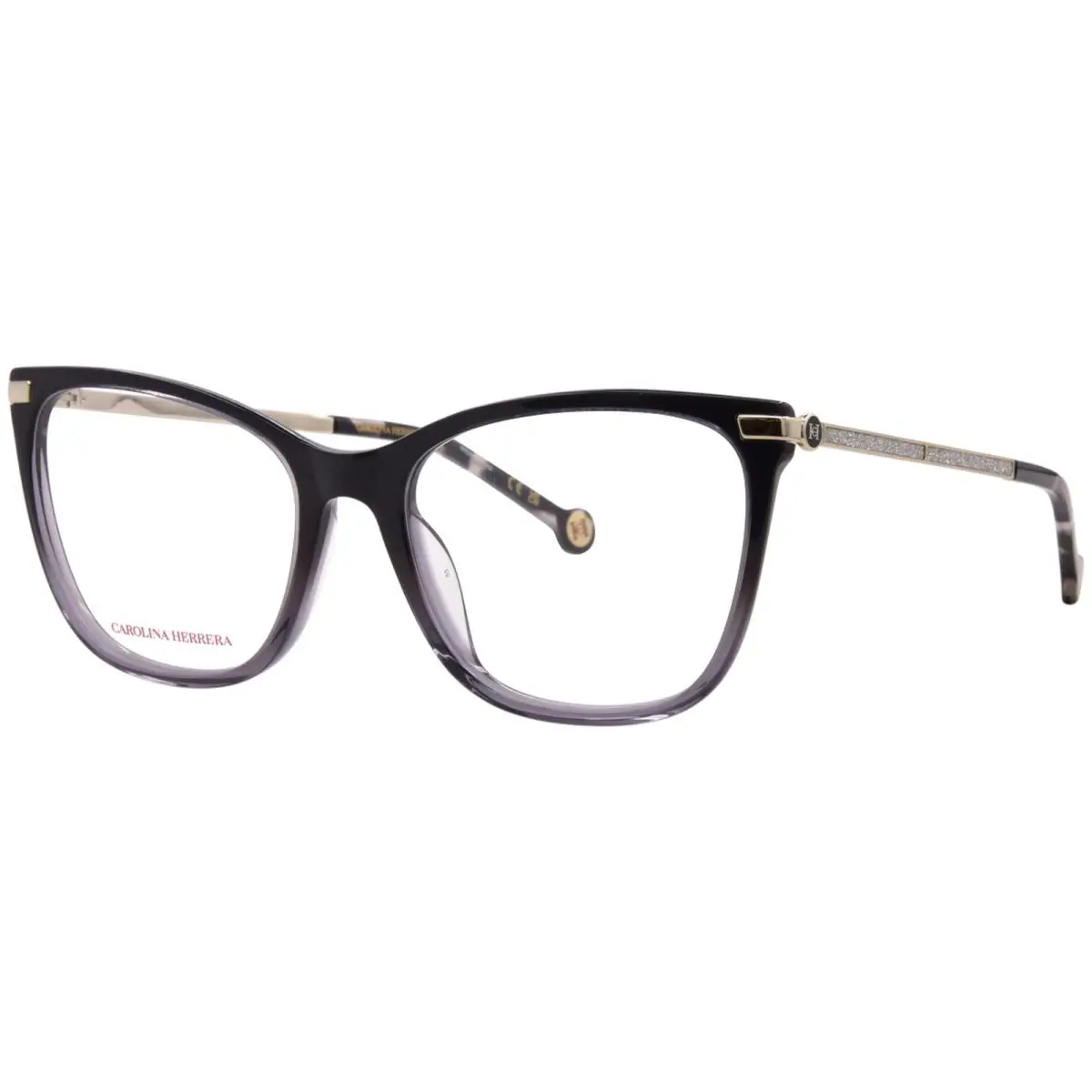 Carolina Herrera HER-0287/G Edm Eyeglasses Women`s Black/grey Full Rim 55mm - Frame: Black
