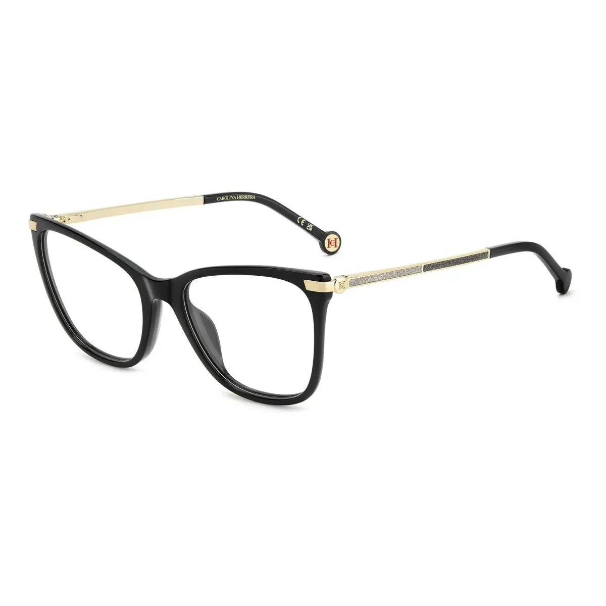 Her 0287/G 807 Black Eyeglasses Frames 55mm Women by Carolina Herrera