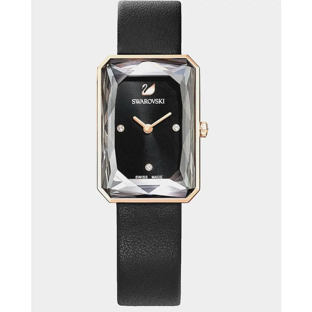 5547710 Uptown Black Dial Women`s Watch by Swarovski