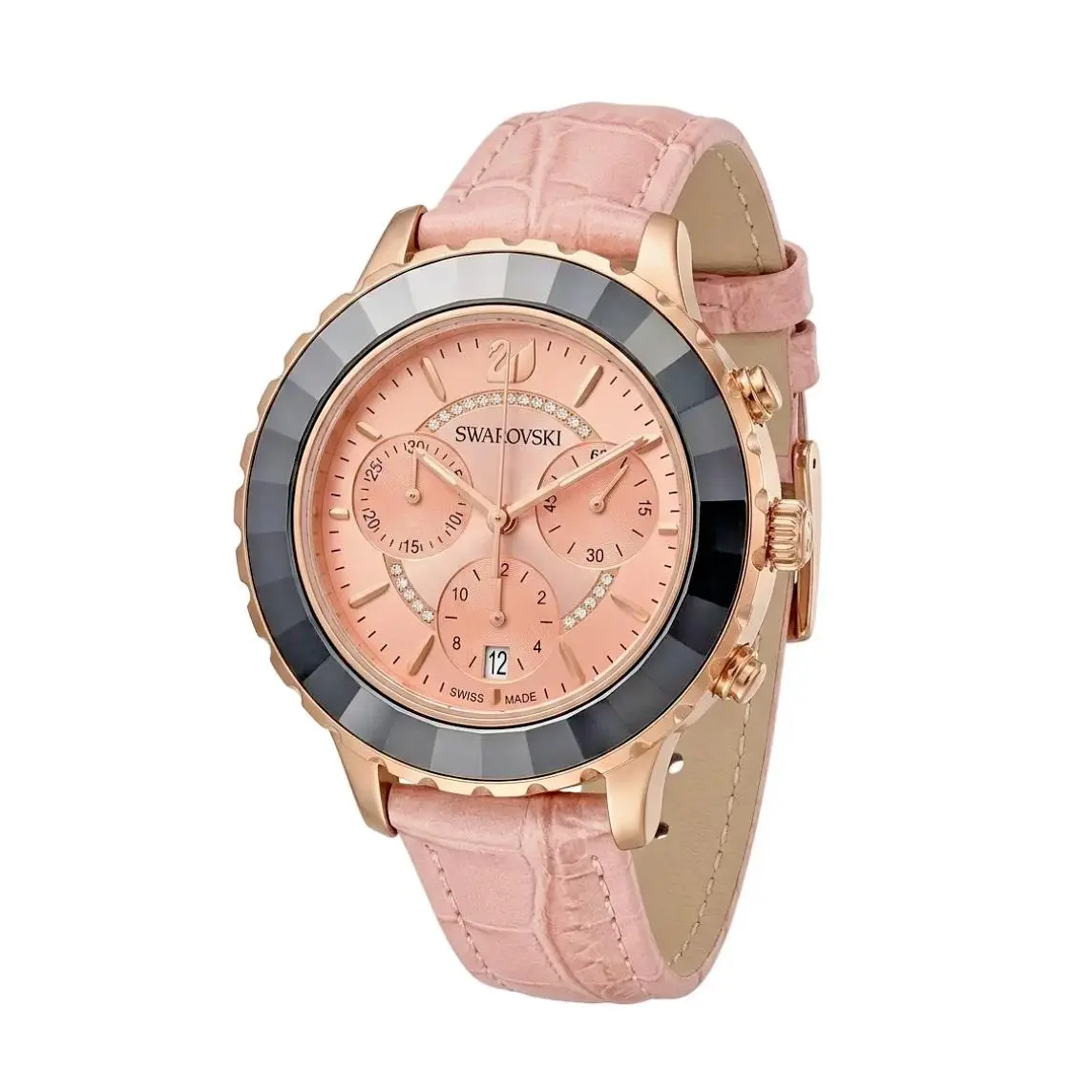 Swarovski 5452501 Octea Chronograph Rose Tone Pink Women`s Watch