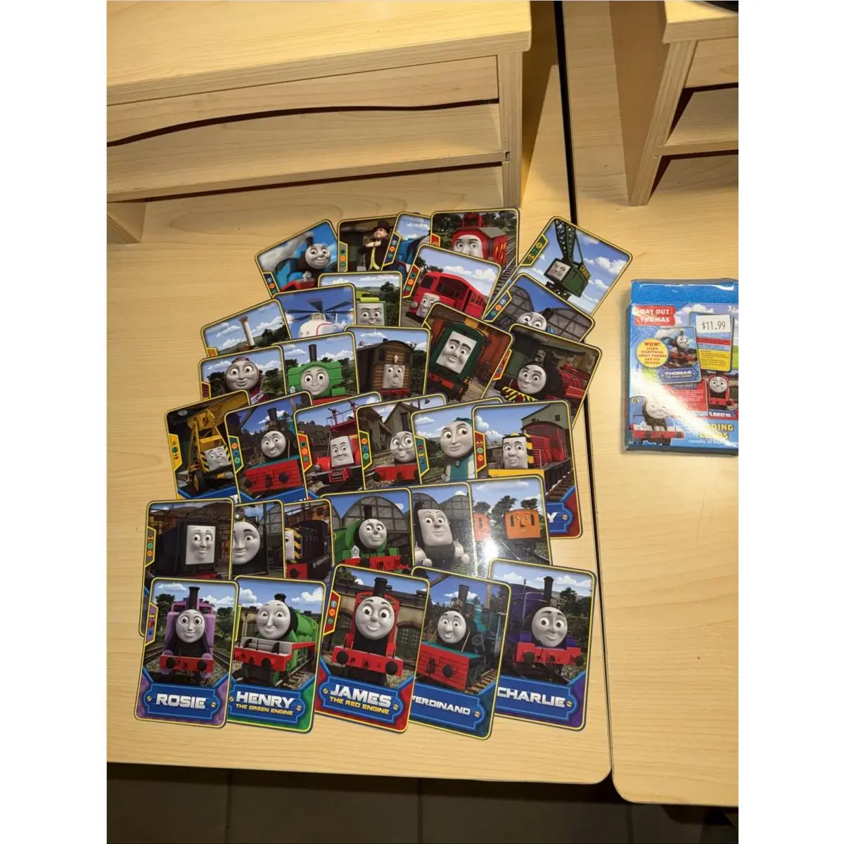 Trading Collector Cards Thomas Friends Train Cgi Faces Complete Box