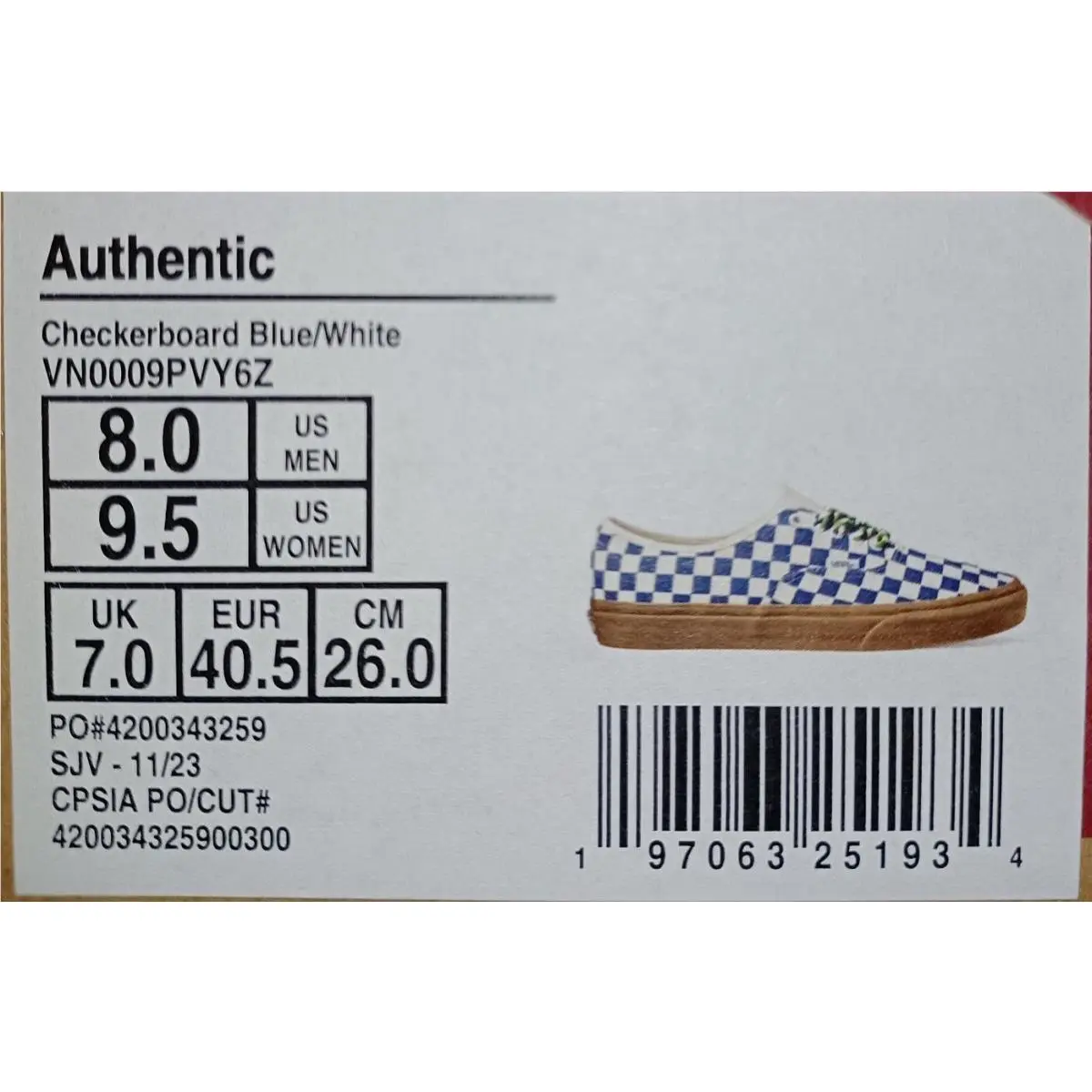 Vans shoes - Gum - Gum - VN0009PVY6Z - Blue 1