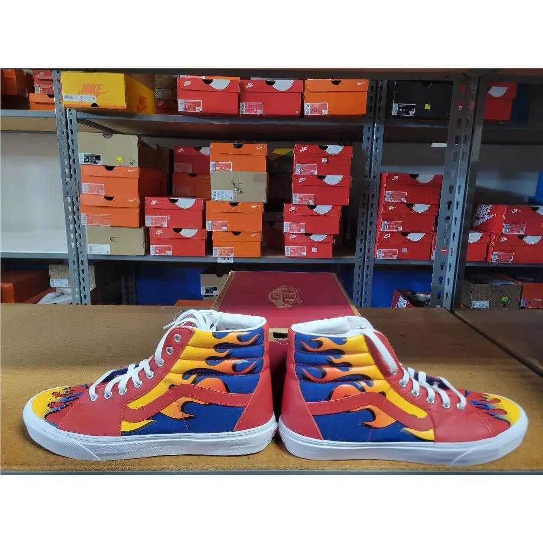 Vans shoes - Vans Sk8-Hi Racer - Racer - VN0A32QG4RQ - Red True Blue 0