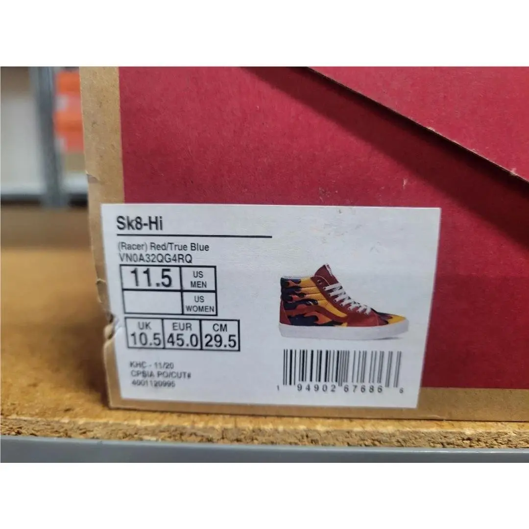 Vans shoes - Vans Sk8-Hi Racer - Racer - VN0A32QG4RQ - Red True Blue 4