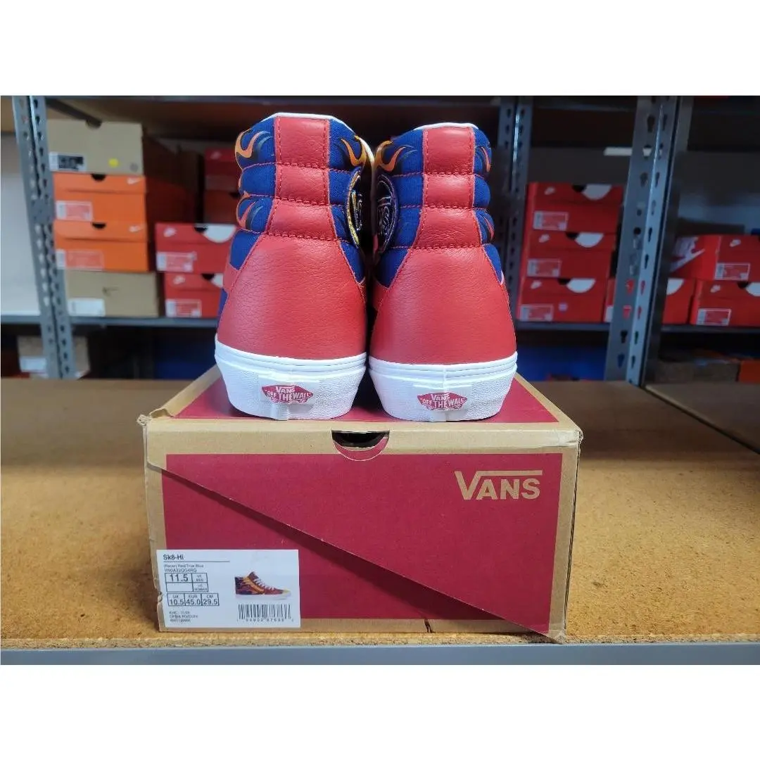 Vans shoes - Vans Sk8-Hi Racer - Racer - VN0A32QG4RQ - Red True Blue 9