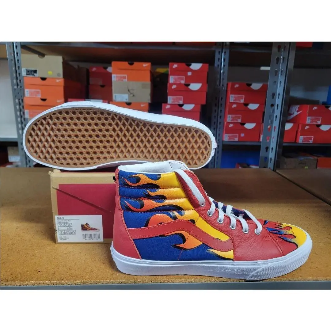 Vans shoes - Vans Sk8-Hi Racer - Racer - VN0A32QG4RQ - Red True Blue 5