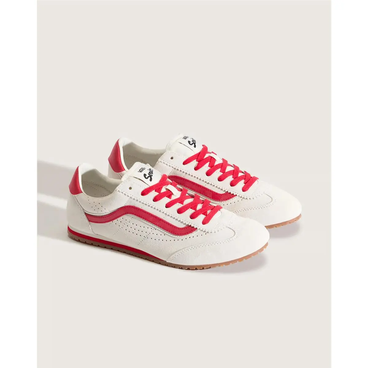 Super Lowpro VN000E89OXS Men`s US 6.5 Marshmallow Lifestyle Shoes SHOP618 by Vans