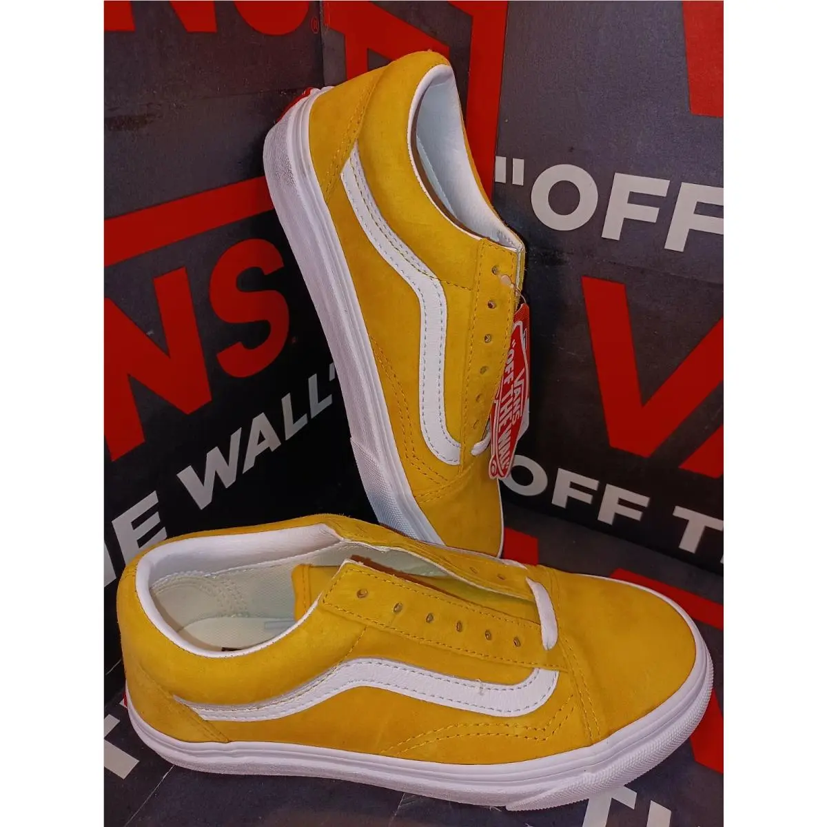 Vans shoes - Old Skool - Old Skool - gray yellow 9