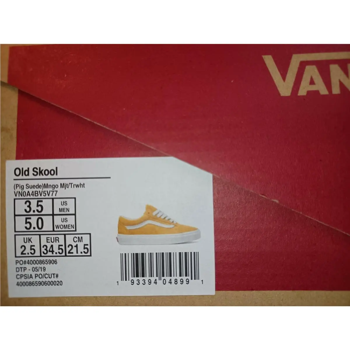 Vans shoes - Old Skool - Old Skool - gray yellow 1