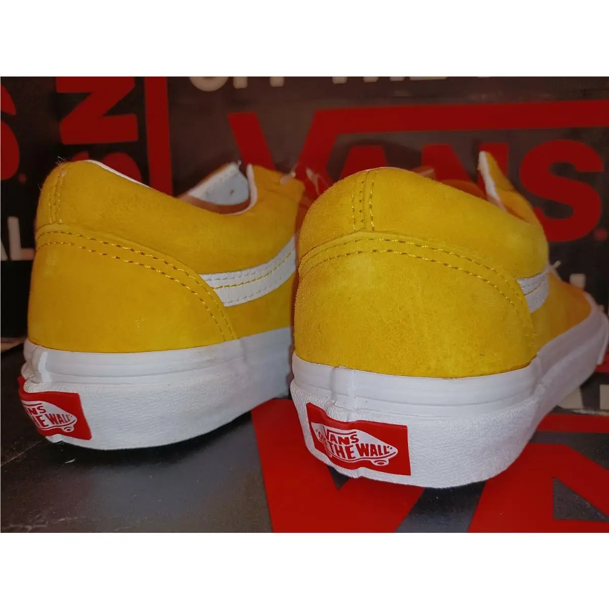 Vans shoes - Old Skool - Old Skool - gray yellow 2