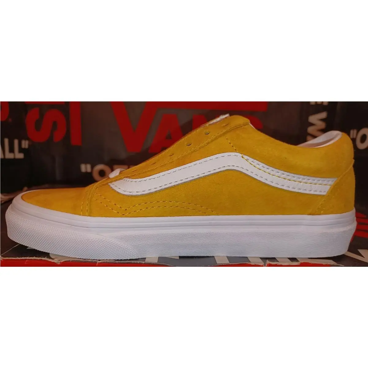 Vans shoes - Old Skool - Old Skool - gray yellow 3