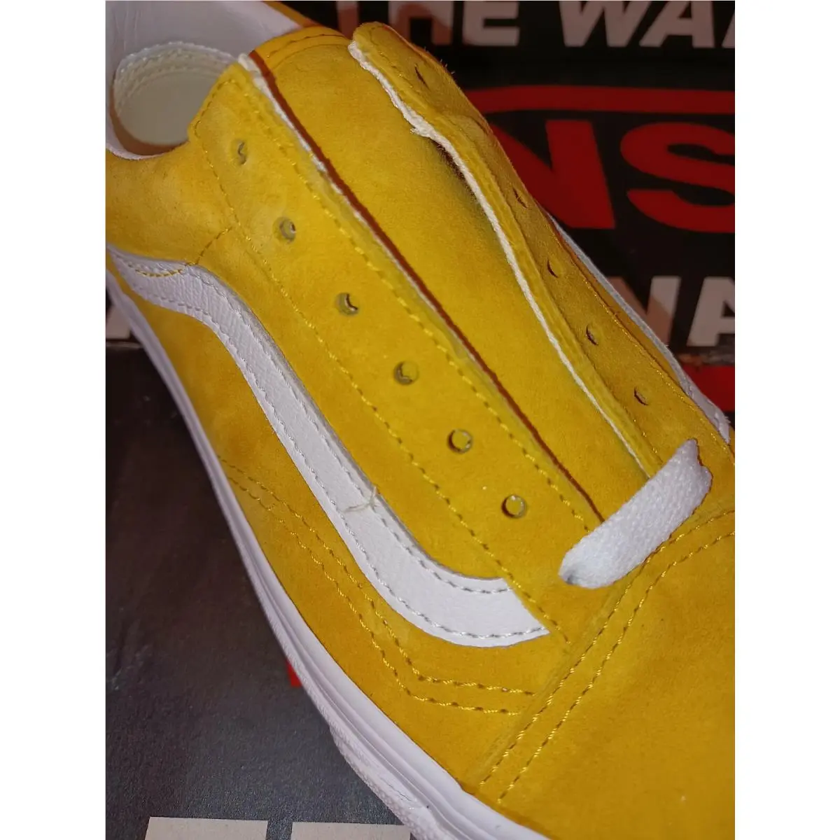Vans shoes - Old Skool - Old Skool - gray yellow 4