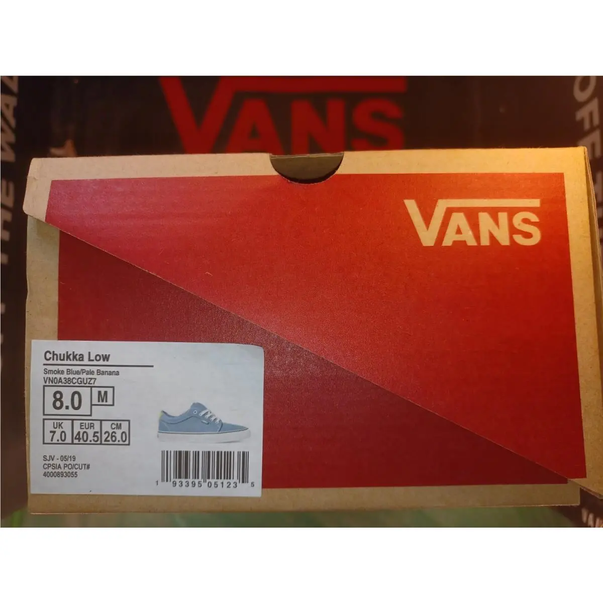 Vans shoes - VANS Chukka Low - Chukka Low - VN0A38CGUZ7 - Buff Blue 0