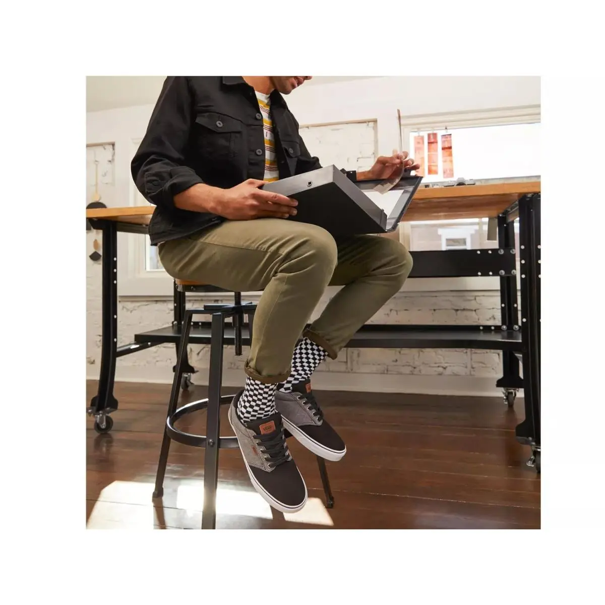 Vans shoes - Black/Grey Canvas 6