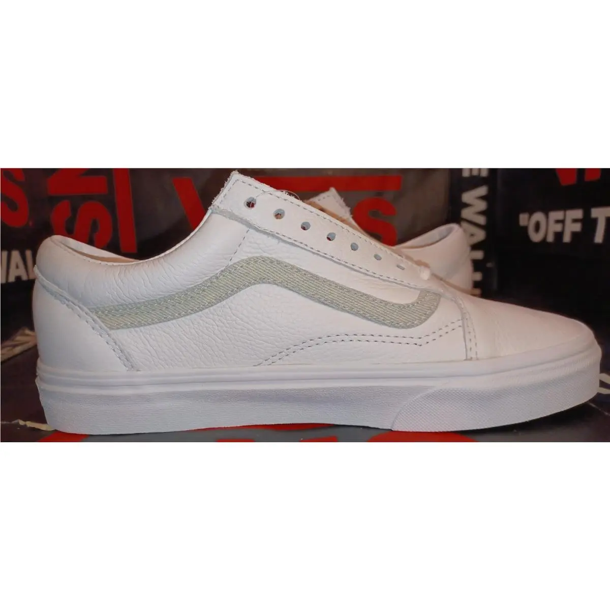 Vans shoes - VANS OLD SKOOL - OLD SKOOL - VN0A5KRFJZ81 - White 13