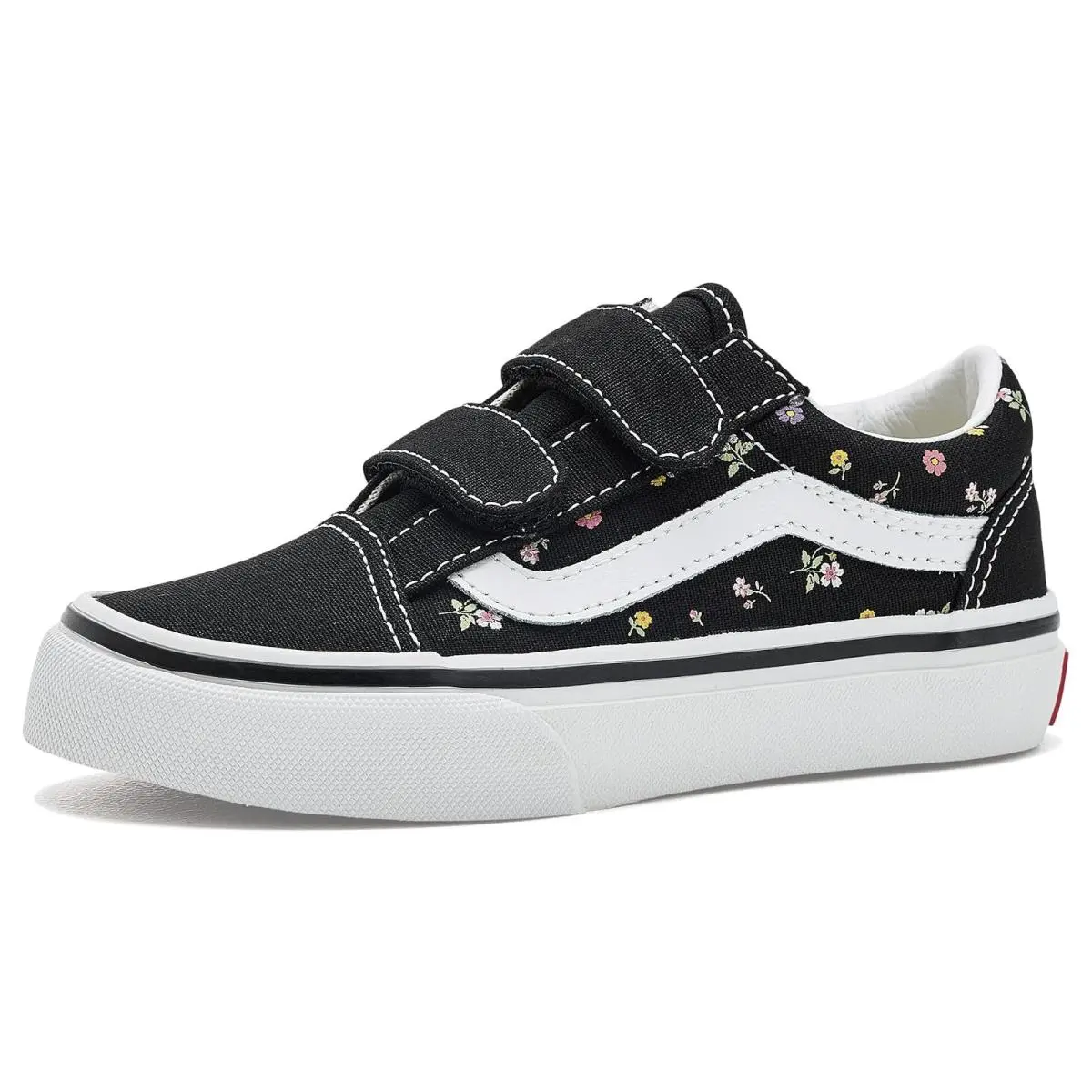 Children Unisex Sneakers Athletic Shoes  Kids Old Skool V Little Kid Ditsy Floral Black/Sunset Blush by Vans
