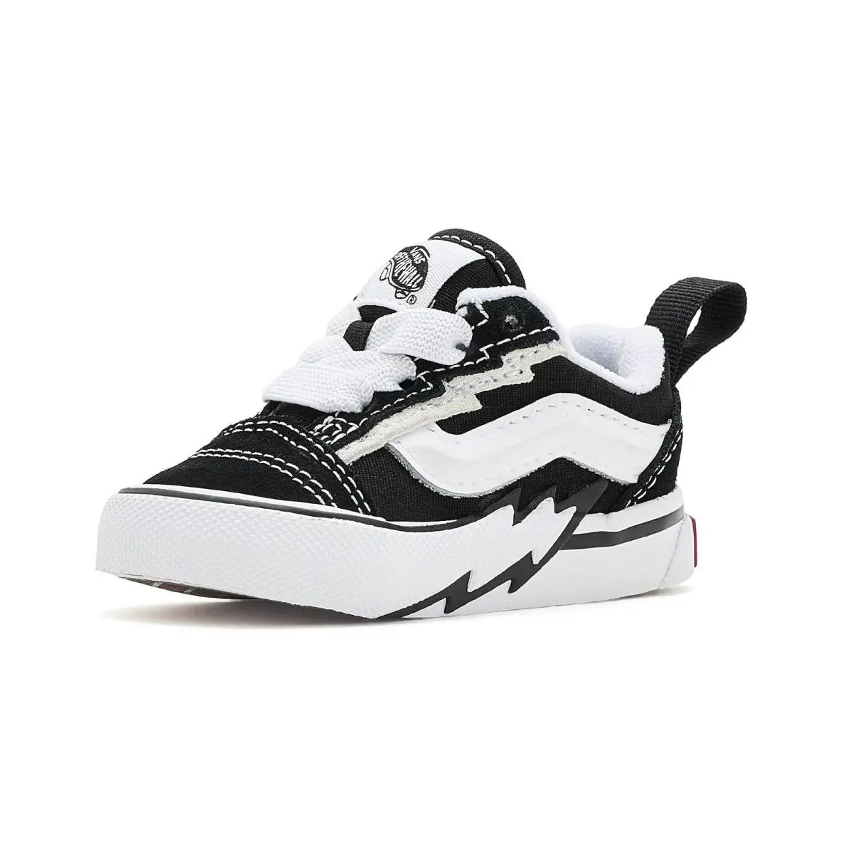 Children Unisex Shoes  Kids Knu Skool Elastic Lace Toddler by Vans