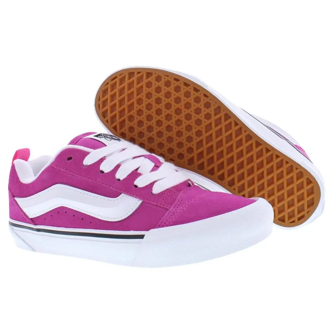 Vans Knu Skool Suede Unisex Shoes - Neon Pink, Main: Pink