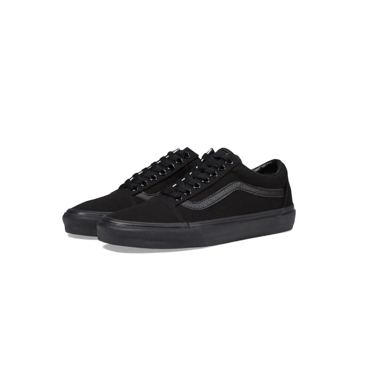 Old Skool Black/black Low Canvas Sneaker Unisex Shoes by Vans