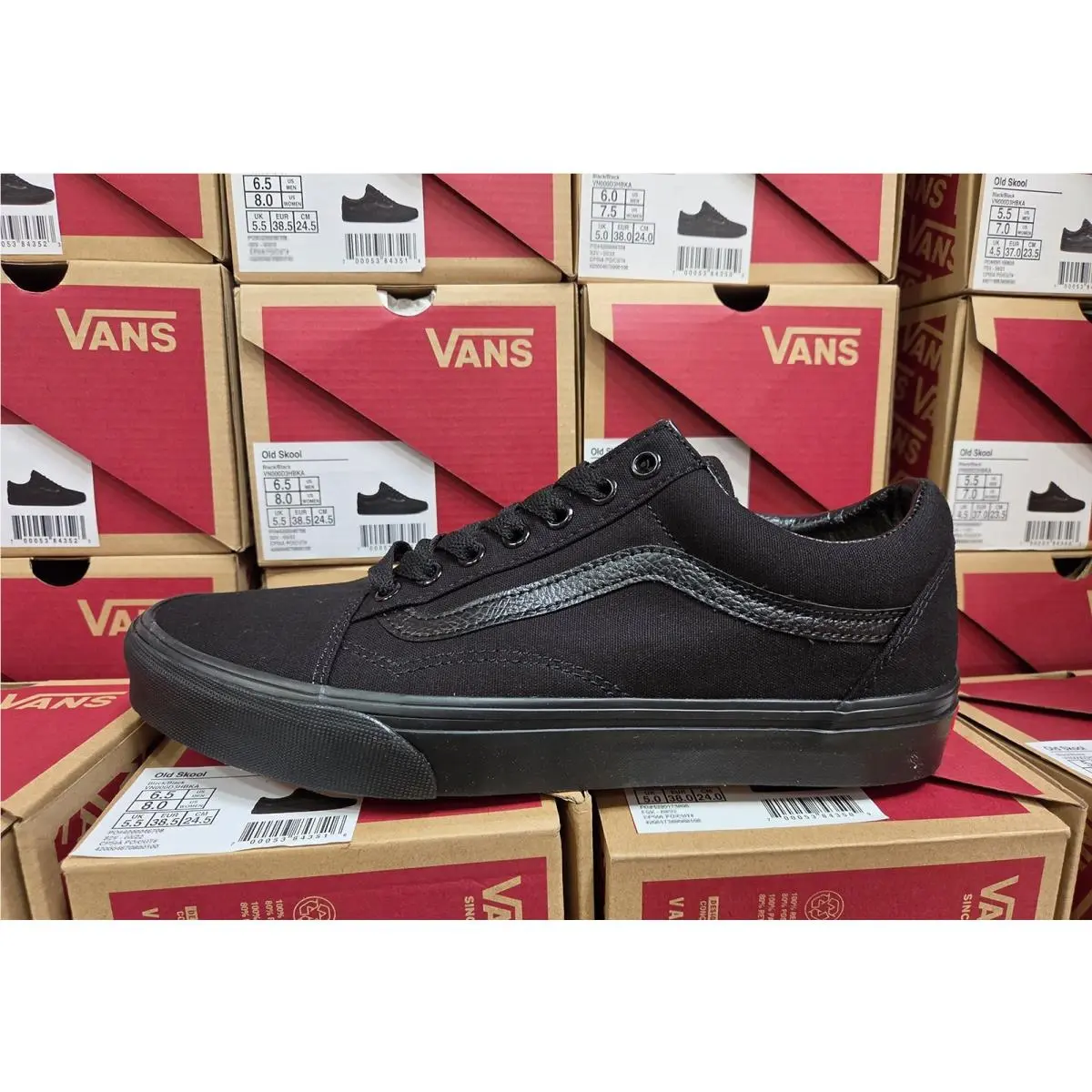 Vans shoes - VANS Old Skool - Old Skool - VN000D3HBKA - Black Black 9