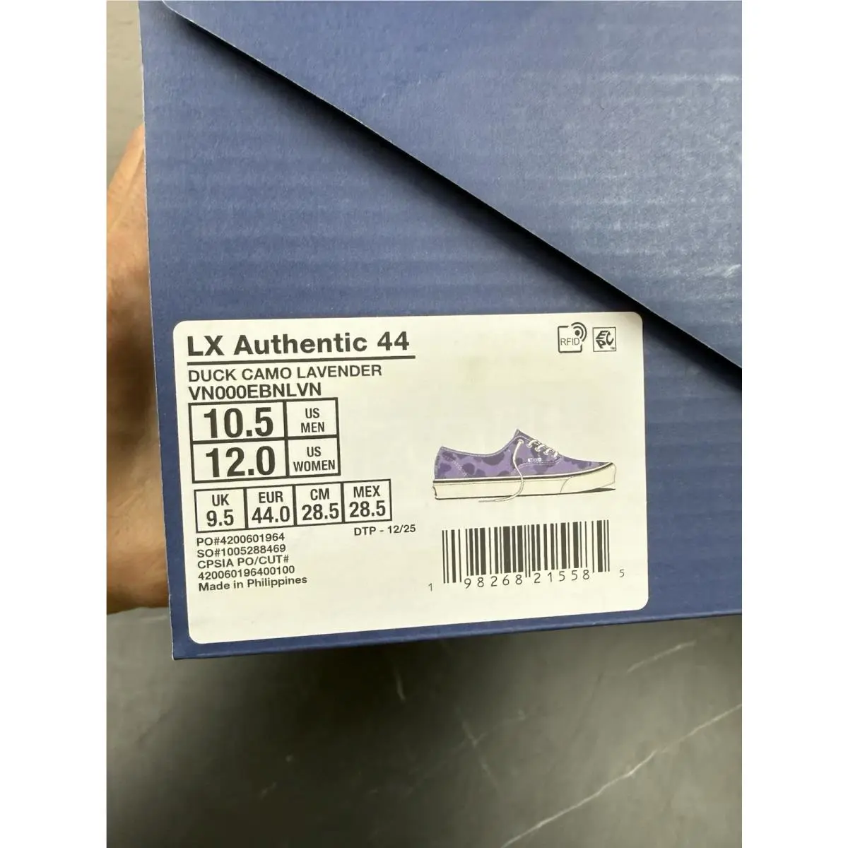 Vans shoes - VANS Authentic - Authentic - VN000D9NWVD - Purple 5