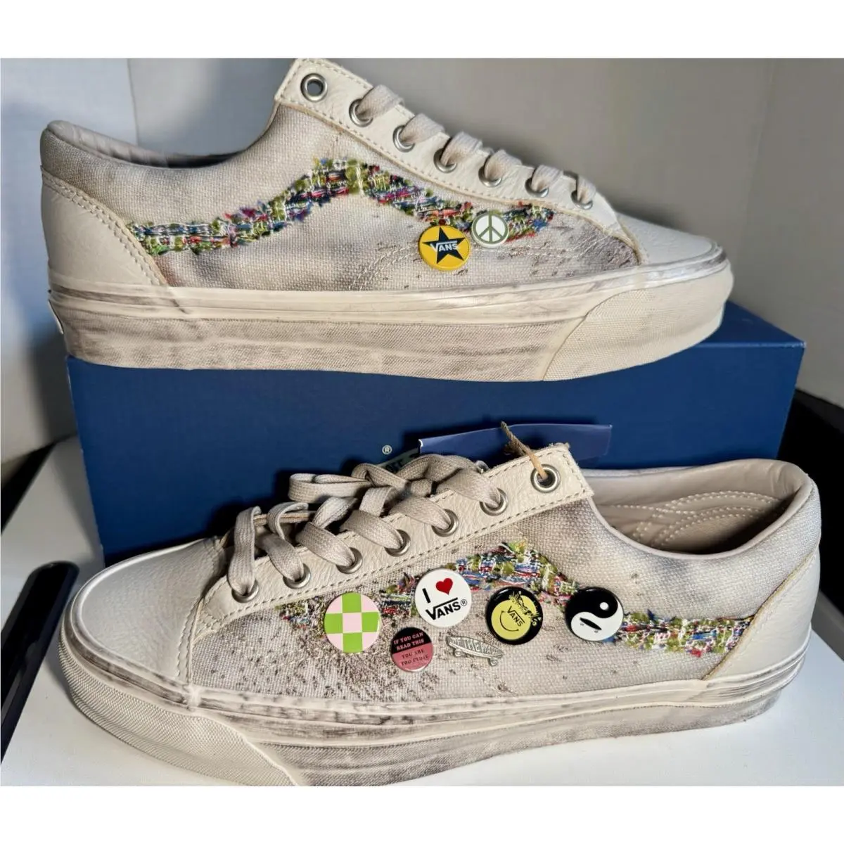 Old Skool 36 LX Souvenir Pack - Oatmeal - VN000E8V2N1 Size 11 In-hand by Vans
