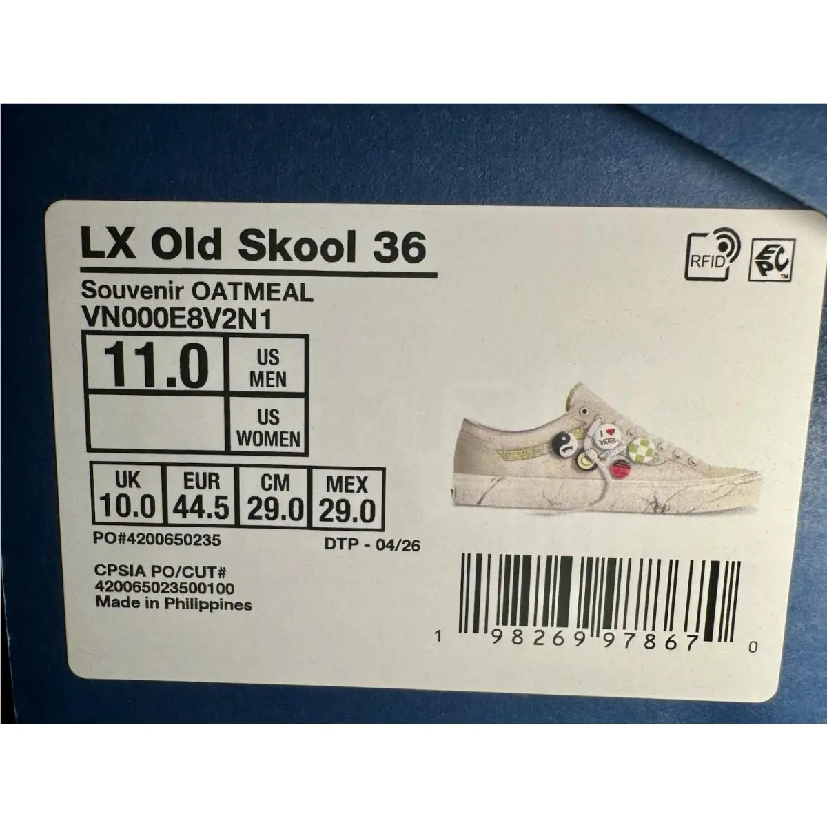 Vans shoes - VANS Old Skool - Old Skool - VN000E8V2N1 - Ivory 1