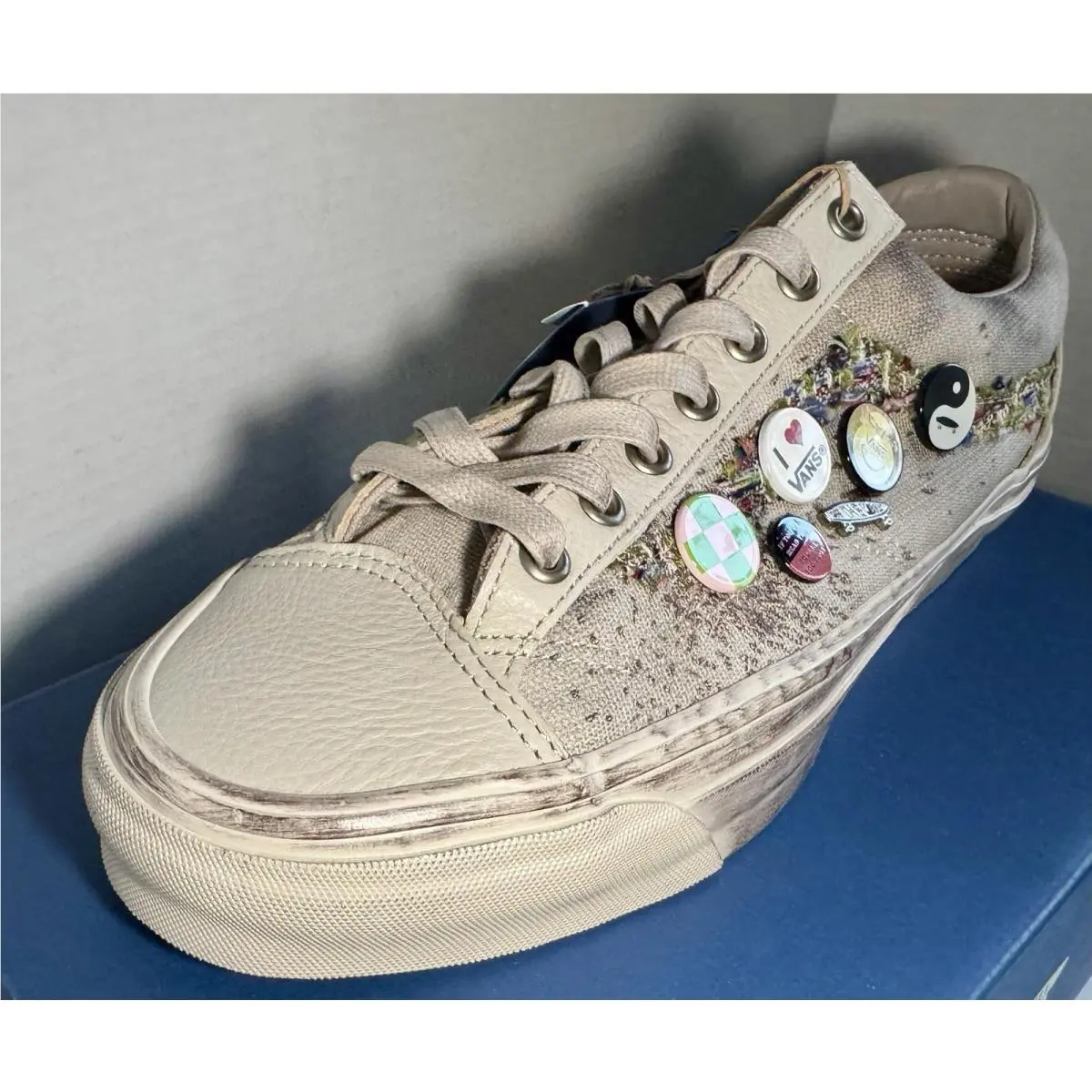 Vans shoes - VANS Old Skool - Old Skool - VN000E8V2N1 - Ivory 6