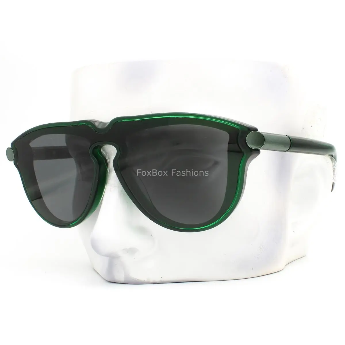 Sunglasses B 4427F 4104/87 Polished Crystal Green Gray Tinted W/case by Burberry